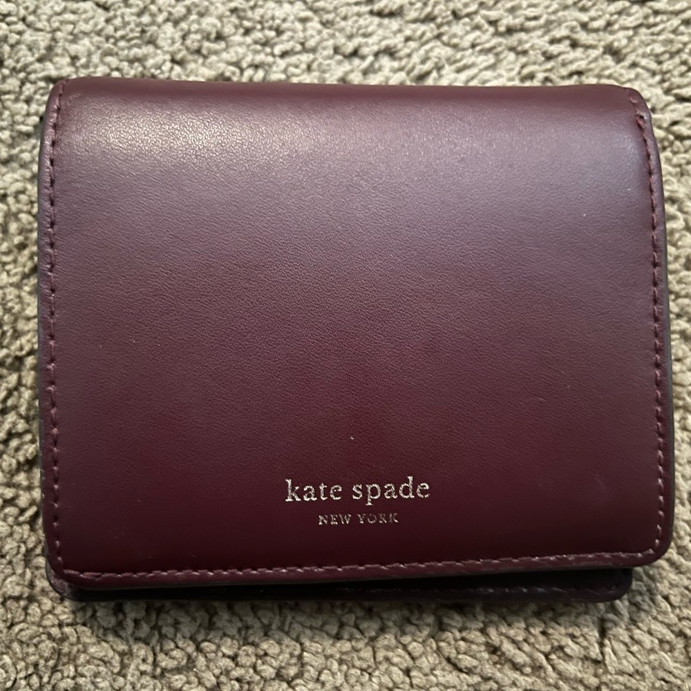 Kate Spade Plum Leather Wallet